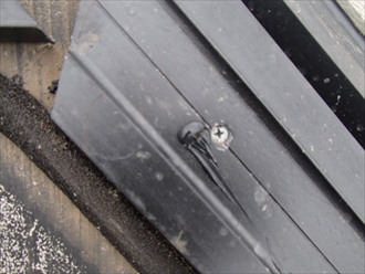 横浜市　棟板金交換　樹脂製貫板設置